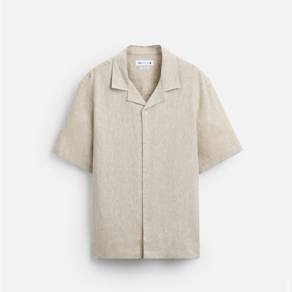 Men’s Zara linen shirt